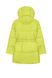 Medium length lemon-yellow down jacket