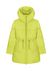 Medium length lemon-yellow down jacket