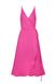 Wrap dress with straps,  fuchsia color s