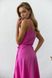 Wrap dress with straps,  fuchsia color s