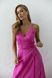 Wrap dress with straps,  fuchsia color s