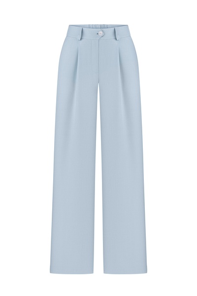 Wide trousers, blue xs