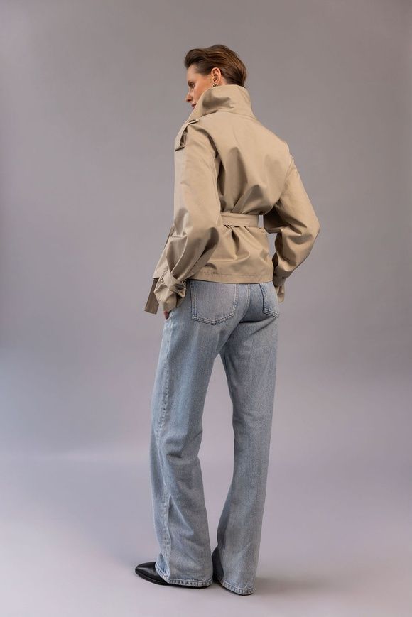 Cropped beige trench, XS-S