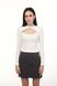 White longsleeve with keyhole neckline, XS-S