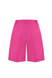 Linen shorts, fuchsia color