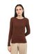 Crew-neck chocolate longsleeve, XS-S