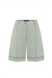 Linen shorts, olive color XS-S