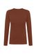 Crew-neck chocolate longsleeve, XS-S