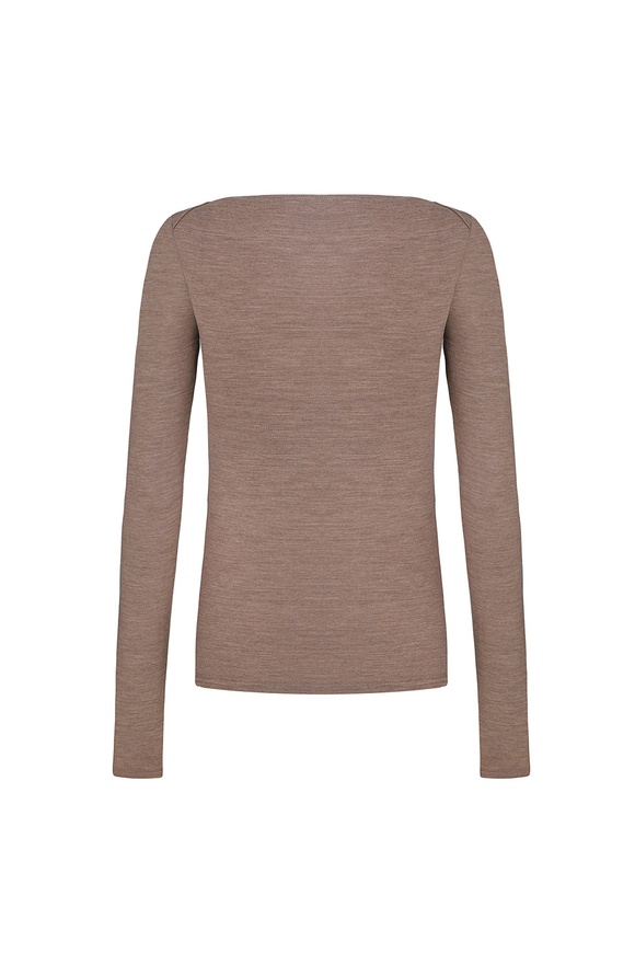 Woolen cappuccino longsleeve, XS-s